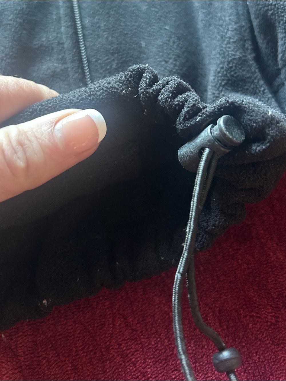 Starbucks Black Fleece Jacket with Green Logo - Picture 5 of 5
